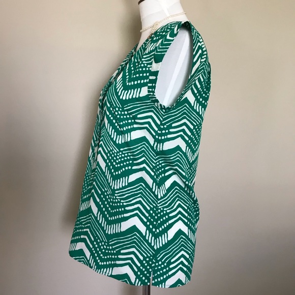 J Crew Herringbone Blouse - Picture 5 of 6